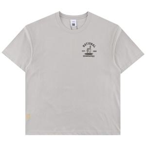 내셔널지오그래픽 라텔 리젠 동물 스몰 그래픽 세미오버핏 반팔티셔츠 N262UTS061 091