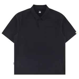 내셔널지오그래픽 프리즈 스트레치 세미오버핏 반팔 카라 티셔츠 N262UPL142 099