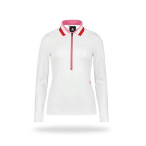 골피아 R21WCT01 레인메이커 여성 하프 집업 폴로 카라 긴팔 티셔츠