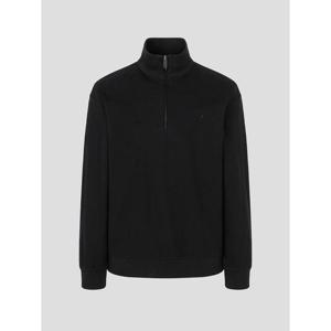 [빈폴멘] 텍스처 쿼터집 긴소매 티셔츠  블랙 (BC6241C675)