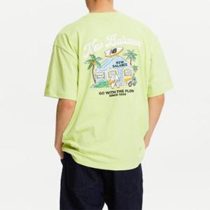 뉴발란스반팔티 OQK NBNEE21623-41 공용 NB Boy 보드샵 반팔티 (SEMI OVER FIT)