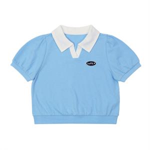 [티파니(정상)](T52KKT030)-연블루 배색카라 TS