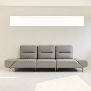 [백화점상품권 3만원 증정][다우닝] 델로 4인 스윙 전체 통가죽 소파