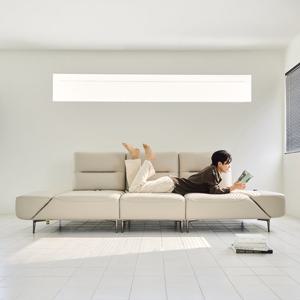 [백화점상품권 3만원 증정][다우닝] 델로 4인 스윙 전체 천연가죽 소파