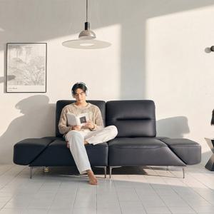 [백화점상품권 3만원 증정][다우닝] 델로 3인 스윙 전체 천연가죽 소파