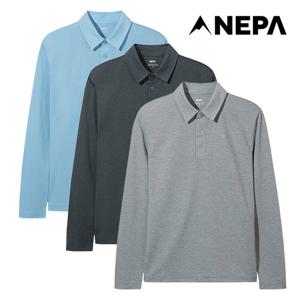 네파 남성 에어플로우 긴팔 폴로 티셔츠 7M15222