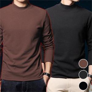 [깨비몰][깨비몰] 남자 목폴라 터틀넥 긴팔 티셔츠 이너반목티 (