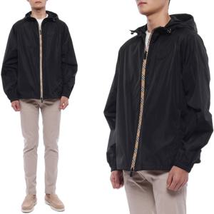 [버버리]26SS 남성 나일론 후드 재킷 8120369 BLACK 26S