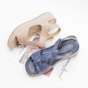 [할마마마][할마마마] 중년여성원컬러샌들 찍찍이샌달 여름신발