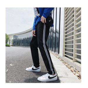 [깨비몰][깨비몰] 남성 베이직 캐인 옆두줄 일자 트레이닝바지 (