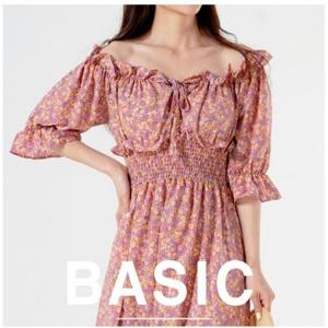 [깨비몰][깨비몰] 여자/봄/여름/오프숄더/꽃패턴/러블리원피스 (