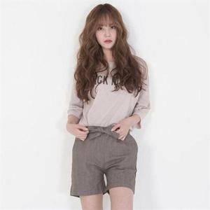 [깨비몰][깨비몰]여성/유니크/스타일링/4부/마 반바지/팬츠짧은
