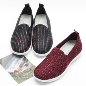 [할마마마][할마마마] 중년여성페브릭단화 천슬립온 할머니신발