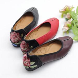 [할마마마][할마마마] 중년여성한복신발 뒤장미 꽃단화 할머니 (