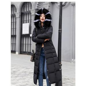 [깨비몰][깨비몰] 여성 후드롱패딩 빅사이즈 웰론 슬림 롱패딩 (