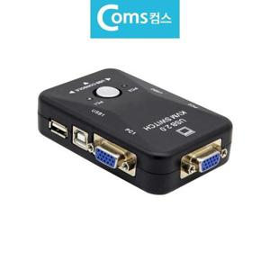 분배기 2대1 KVM USB 스위치 하나로 제어 PC2대를