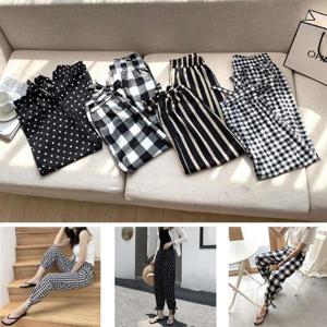 [깨비몰][깨비몰]여성 러블리 밑단리본 팬츠 홈웨어룩 편안한 팬