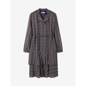 (CC콜렉트) 체크 패턴 쉬폰 원피스 C261MSE004