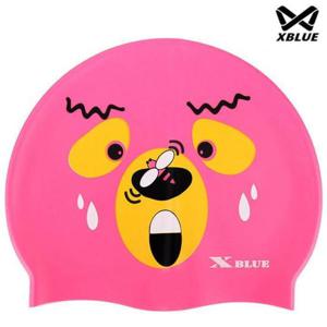 [리디아넬]XBLUE 아동용 실리콘 수모 수영모 Z24315 수영복모자