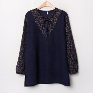 [강물처럼]아이우먼 플라워벨벳니트조끼 MNB745M312 빅사이즈 (1