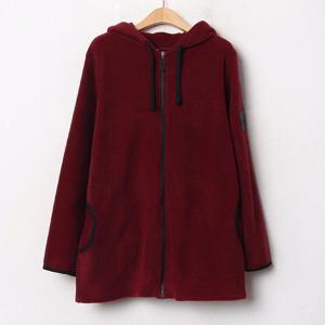 [강물처럼]아이우먼 푹신플리스후드집업 MNB736M312 빅사이즈 (1