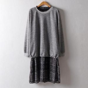 [강물처럼]아이우먼 차르르니트롱원피스 MNB965M312 빅사이즈 (1