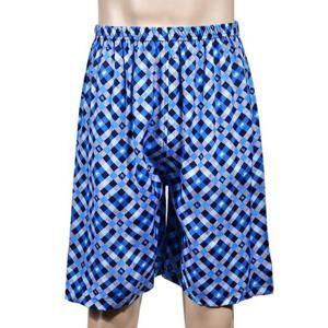 남자파자마 부드러운 레이온 남성 풍기 7부 파자마 잠옷 바지