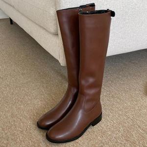 [디자이어로즈][디자이어로즈] 여성 정장 롱부츠 옆지퍼 가죽부