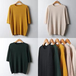 [강물처럼]위쉬몰 AP 캐시꽈배기반팔티E125(J313H312) 빅사이즈