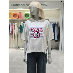 [베네통][베네통] 베네통 로고 자수레터링 후드 니트 BAKPF3531