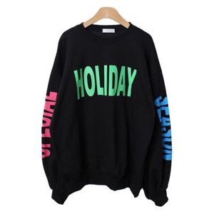 [강물처럼]아이우먼 컬러링기모퍼프맨투맨 BUN734M312 빅사이즈