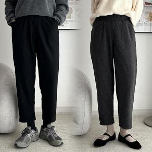 [강물처럼]위쉬몰 LO 골지스판배기팬츠806(Q324H312) 빅사이즈 (