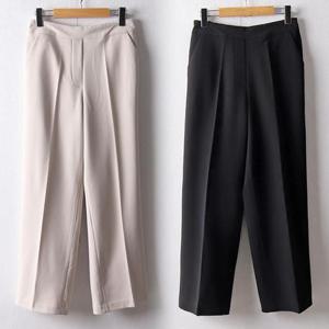 [강물처럼]위쉬몰 LT 스판뒷밴딩기모슬랙스(F971H312) 빅사이즈