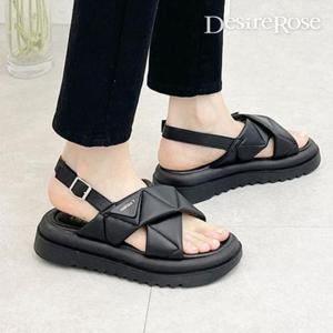 [디자이어로즈][디자이어로즈] 여성여름샌들 키높이샌들 버클샌