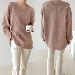 [강물처럼]위쉬몰 LD V골지기모루즈긴팔티(K697H312) 빅사이즈 (