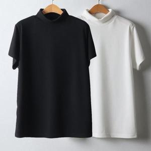 [강물처럼]위쉬몰 WW 알파하이넥반팔티셔츠(J369H312) 빅사이즈