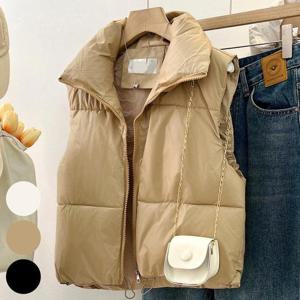 [강물처럼]빅사이즈사랑해요 J846L312 심플하이넥크롭베스트 LK