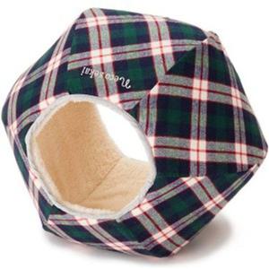 길고양이집 고양이 볼 하우스 숨숨집 침대 매트 방석 그린체크 고양이방석