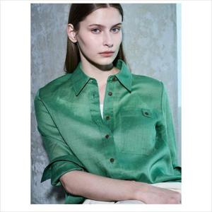 올리비아로렌 HC04 컬러풀 린넨 셔츠 VOCNL5M4221