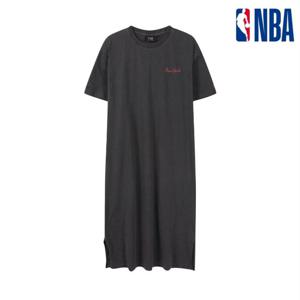 [엔비에이]여성 백 레터링 롱 원피스 N262TO720P