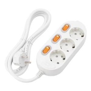 접지멀티탭 개별스위치 멀티탭 광명전기 3구3M