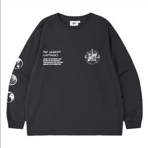 [지프](남여공용)등판레터링 긴팔 티셔츠(JR2TSU020)