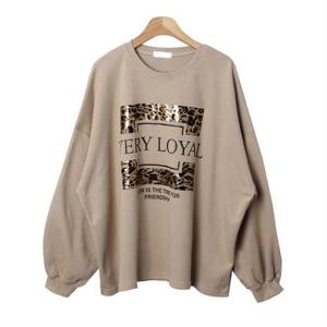 [강물처럼]아이우먼 레오파드박스맨투맨 BUN425M210 빅사이즈 (9