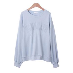 [강물처럼]아이우먼 오버핏패치자수맨투맨 BUN426M210 빅사이즈