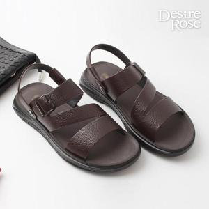 [디자이어로즈][디자이어로즈] 남성 소가죽밴딩샌들 깔끔한버클