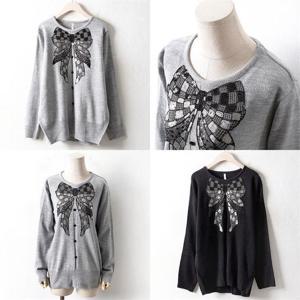 [강물처럼]위쉬몰 MN 스팽글버튼니트(1393H210) 빅사이즈 (91143