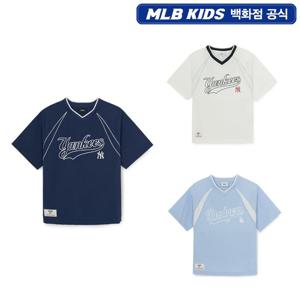 [MLB키즈]스포티브 바시티 우븐 메쉬 배색 티셔츠 7ATSV0163