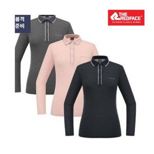 [레드페이스]탑 자카드 요꼬칼라 우먼 티셔츠 REWFTSS23251 여성