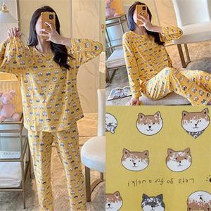 [강물처럼]위쉬몰 DK 강아지프린팅잠옷세트(J052H210) 빅사이즈