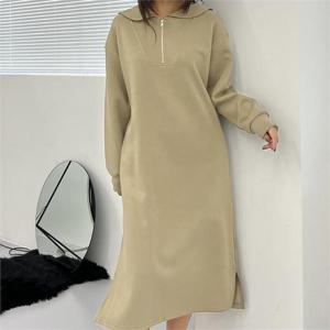 [강물처럼]아이우먼 동글카라옆트임원피스 SMN358M210 빅사이즈